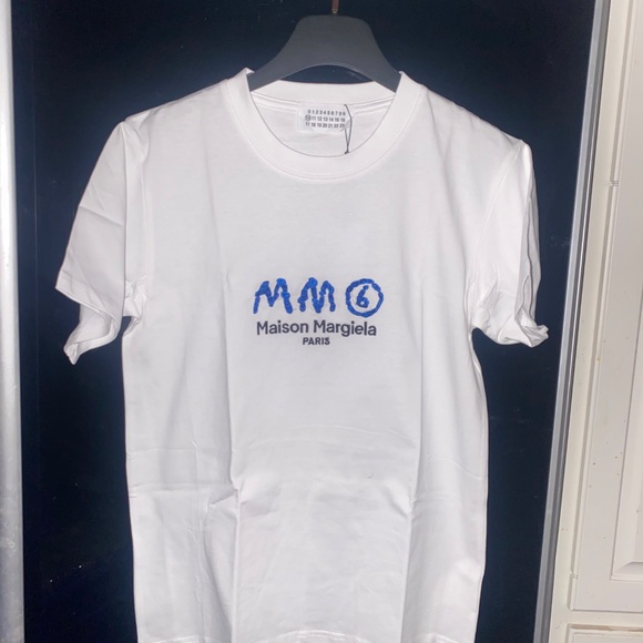 Maison Margiela White Embroidered Tee - Picture 3 of 8